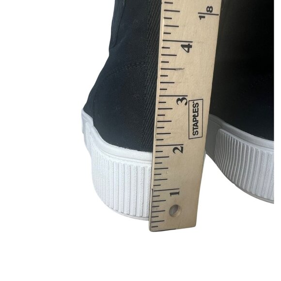 PF Flyers Unixes High-Top Black Canvas Sneakers Womens Size 9 Mens 7.5 - Picture 10 of 12